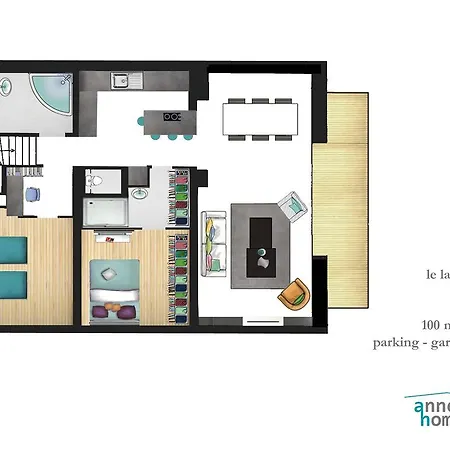 公寓 Lac 100m Vue Et Parking *